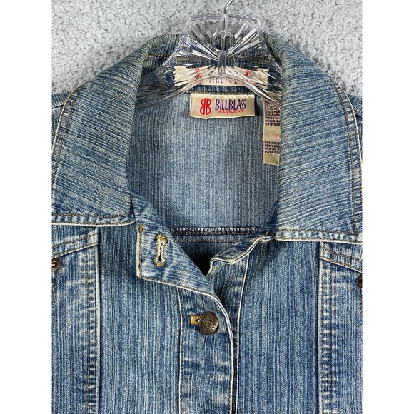 Bill Blass Jeanswear Women's Denim Jacket Size PS Vintage Jean - Picture 3 of 11